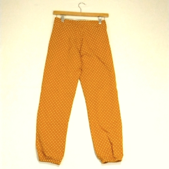 OLD NAVY Girls Sweatpants XL Large Logo Gold Dots Pockets Causal Lounge Pants - Picture 3 of 9
